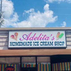 Adelita's Ice Cream - Store Sign