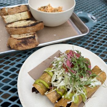 Lulu’s Winegarden - Whipped feta and taquitos - Wine Bars Near Me - Washington, DC, District of Columbia