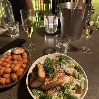 The Cellar - a bowl of salad and a plate of croutons - Wine Bars Near Me - San Clemente, California The Cellar - a bowl of salad and a plate of croutons - Wine Bars Near Me - San Clemente, California