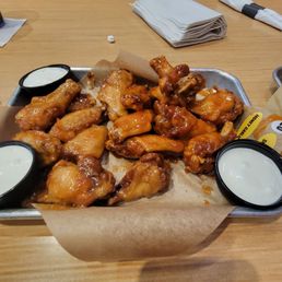 Honey Garlic and Honey Sriracha
