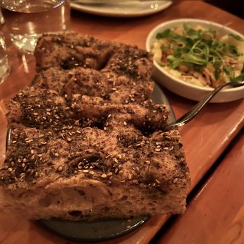 Oleana Restaurant - Za'atar bread - Turkish Near Me - Cambridge, Massachusetts