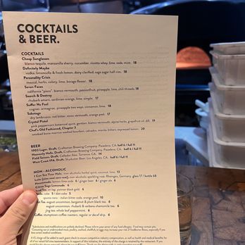 Bestia - Menu - Italian Near Me - Los Angeles, California