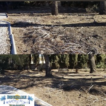 Dependable Yard Service - Before and after side yard front of property - Irrigation Near Me Dependable Yard Service - Before and after side yard front of property - Irrigation Near Me