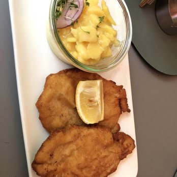 Landtmann's Parkcafé - Schnitzel and potato salad - Cafes Near Me - Vienna, 9 Landtmann's Parkcafé - Schnitzel and potato salad - Cafes Near Me - Vienna, 9