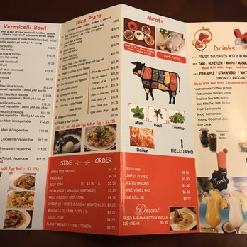 Hello Pho - Menu - Vietnamese Near Me - Concord, California