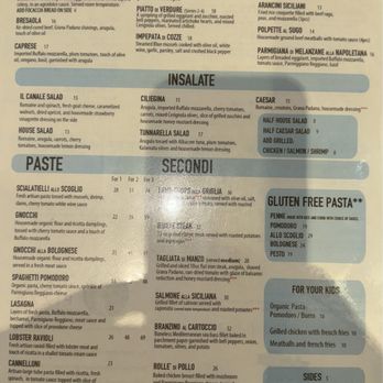 il Canale - Menu (February 2024) - Italian Near Me - Washington, DC, District of Columbia