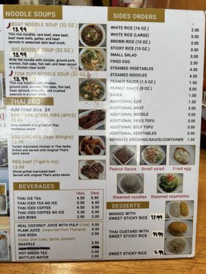 Menu photo 6 Original Thai Artesia, CA