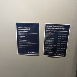 Lufthansa Senator Club First Class Lounge