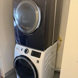Installed a kit for washer and dryer