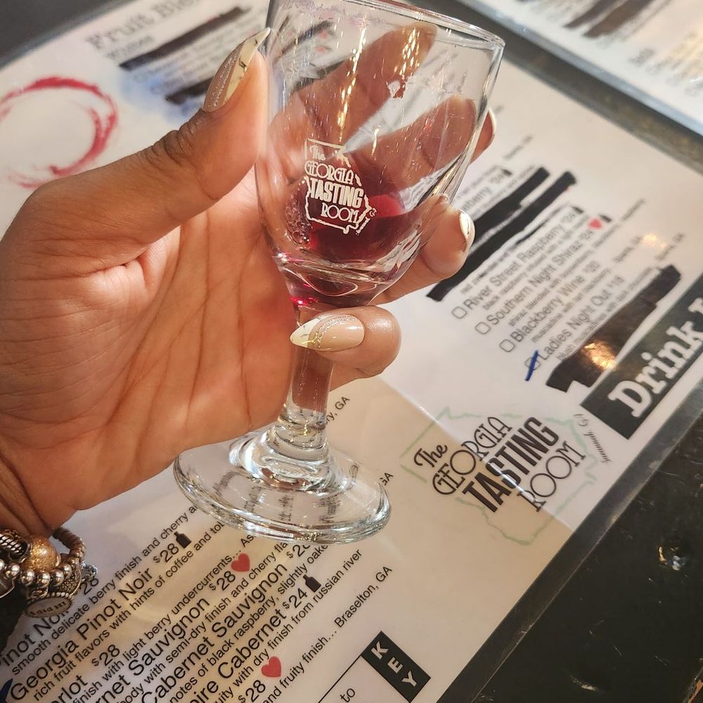 The Georgia Tasting Room - Adorable little tasting glasses - Wine Tasting Room Near Me - Savannah, Georgia The Georgia Tasting Room - Adorable little tasting glasses - Wine Tasting Room Near Me - Savannah, Georgia