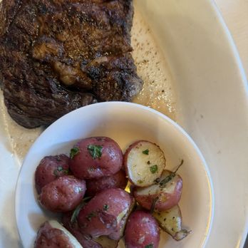 The Boathouse - Ribeye steak with roasted potatoes - Seafood Near Me - Lake Buena Vista, Florida The Boathouse - Ribeye steak with roasted potatoes - Seafood Near Me - Lake Buena Vista, Florida