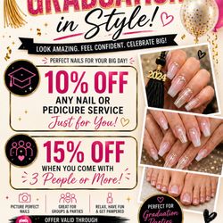 Crystal Nail Salon - Graduation 2026