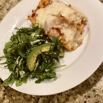 Nonna Francesca - Lasagna and salad. - Personal Chefs Near Me Nonna Francesca - Lasagna and salad. - Personal Chefs Near Me