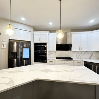Century Cabinets - a kitchen with a large island - Cabinetry Near Me - Montgomery Village, Maryland Century Cabinets - a kitchen with a large island - Cabinetry Near Me - Montgomery Village, Maryland