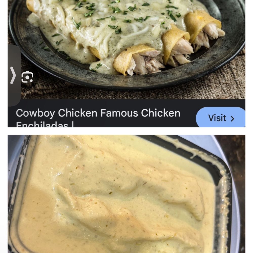 I saw their Famous Chicken Enchiladas online and just had to get some! I saw their Famous Chicken Enchiladas online and just had to get some!