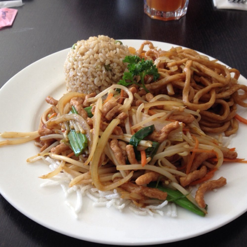 Veggie Garden - Mongolian VG chicken lunch. - Vegan Near Me - Mountain View, California