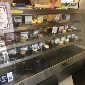 The Flying Cupcake  - Display case with ALL the yummy flavors - Bakeries Near Me - Indianapolis, Indiana