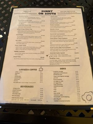 Menu photo 2 Sunny on South Cerritos, CA