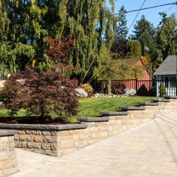 Father Nature Landscapes of Tacoma - Driveway, walls and plantings
