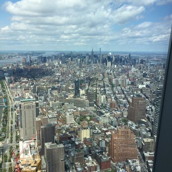 One World Observatory - Incredible views, looking Up Town (north). Empire State Building center/back of photo. - Observatories Near Me - New York, New York One World Observatory - Incredible views, looking Up Town (north). Empire State Building center/back of photo. - Observatories Near Me - New York, New York