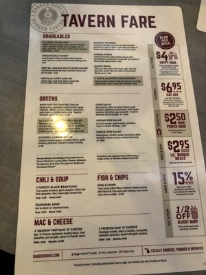 Menu photo 3 Bagger Dave's Chesterfield Township, MI