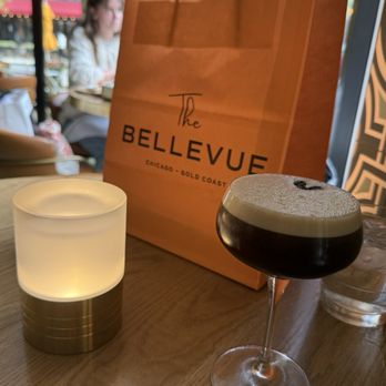 The Bellevue Chicago - My dessert which consisted of the best espresso martini in the city. - New American Near Me - Chicago, Illinois The Bellevue Chicago - My dessert which consisted of the best espresso martini in the city. - New American Near Me - Chicago, Illinois
