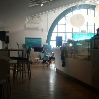 Cafe 8 - Getting ready for an art exhibition - Cafes Near Me - Hong Kong, HK