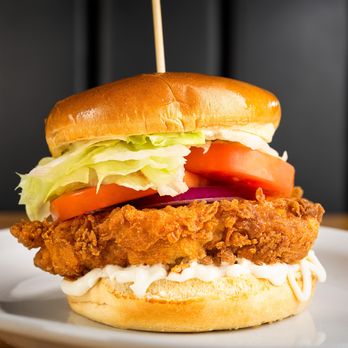 Burger District  - Fried Chicken Sandwich - Burgers Near Me - Arlington, Virginia