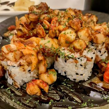 Uni Sushi - Popcorn Lobster Roll - Sushi Bars Near Me - Plano, Texas Uni Sushi - Popcorn Lobster Roll - Sushi Bars Near Me - Plano, Texas