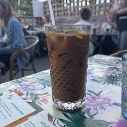 Iced coffee