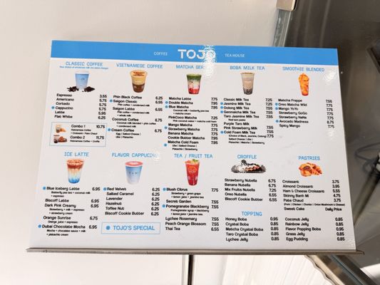 Menu photo 8 TOJO Coffee Tea House San Jose, CA