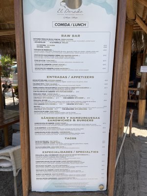 Menu photo 5 El Dorado Restaurant Puerto Vallarta, JAL