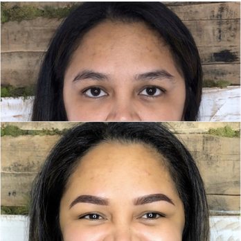 Love Ink Brow - Top: before she cleaned and shaped my brows Bottom: after first session - Eyebrow Services Near Me - Castro Valley, California Love Ink Brow - Top: before she cleaned and shaped my brows Bottom: after first session - Eyebrow Services Near Me - Castro Valley, California