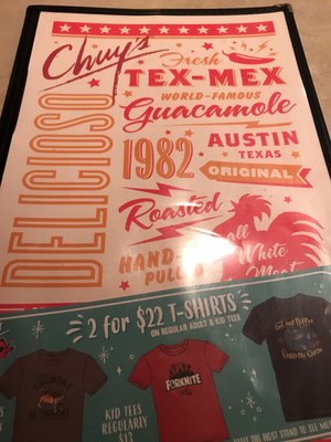 Menu photo 3 Chuy's Nashville, TN