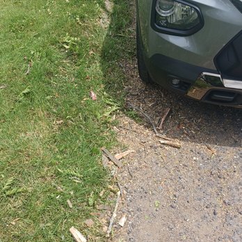 Gray's Outdoor Services - Neighbor across street had to park in debris. - Landscaping Near Me - Garden City, Michigan