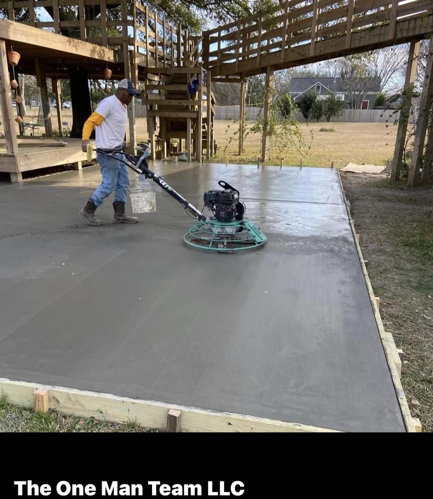 Slide of The One Man Team