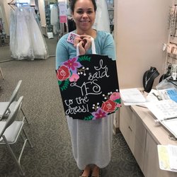 David's Bridal - I said yes to the dress!