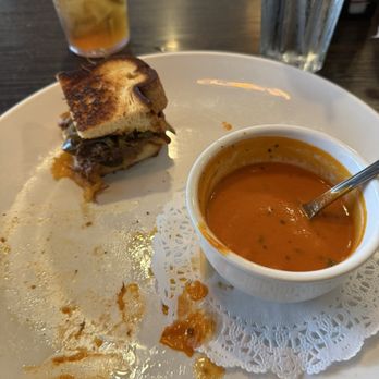 Broken Yolk Cafe - Barbados melt in the mouth with tomato soup. It's delicious! - Breakfast & Brunch Near Me - Fullerton, California Broken Yolk Cafe - Barbados melt in the mouth with tomato soup. It's delicious! - Breakfast & Brunch Near Me - Fullerton, California