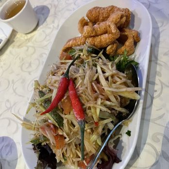 A One Kitchen & Bar - Laos Green Papaya salald - Bars Near Me - San Bruno, California