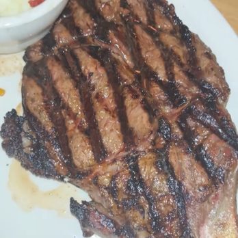 Texas Roadhouse - Bone-in Ribeye (look @ those grill marks :)) - Barbeque Near Me - Tracy, California