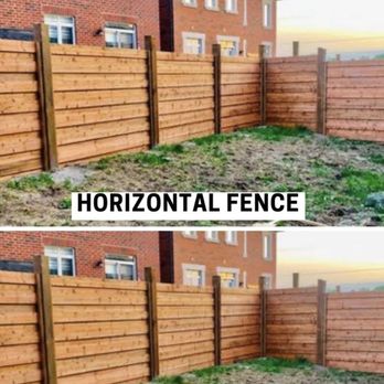 Novanest Renovation - horizontal fence before and after - General Contractors Near Me