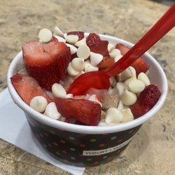 Red Mango - I loveeeee red mango yogurt my favorite from al times