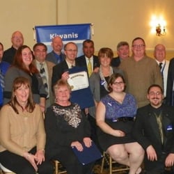 Downriver West Kiwanis - Club members and officers with Kiwanis International President Elect