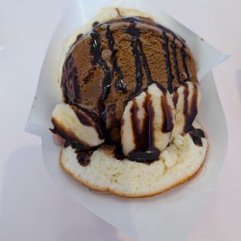 6Cloud - Gelato souffle Nutella, banana and chocolate. - Desserts Near Me - North York, Ontario