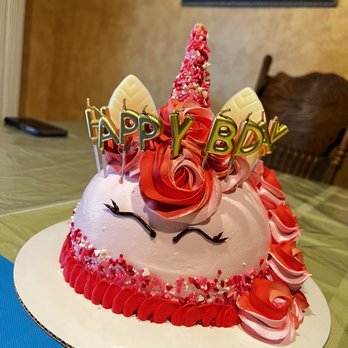 Baskin-Robbins - a birthday cake with a unicorn face - Ice Cream & Frozen Yogurt Near Me - La Mirada, California Baskin-Robbins - a birthday cake with a unicorn face - Ice Cream & Frozen Yogurt Near Me - La Mirada, California