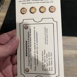 Escapology Escape Room Fort Wayne - Menu