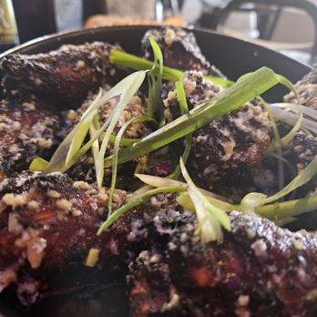 Utica BBQ - Garlic Parm Smoked Wings - Barbeque Near Me - Utica, New York