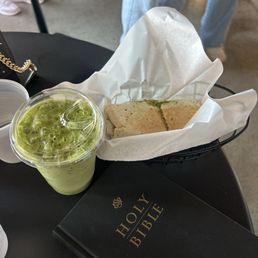 Salted caramel matcha and the kingdom wrap Salted caramel matcha and the kingdom wrap