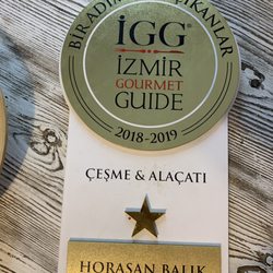 Horasan Balıkçılık - Restaurant awards