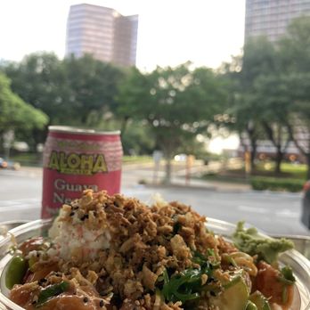Pokeworks - Ahi tuna spicy/ spicy salmon/ make your own bowl - Poke Near Me - Houston, Texas Pokeworks - Ahi tuna spicy/ spicy salmon/ make your own bowl - Poke Near Me - Houston, Texas